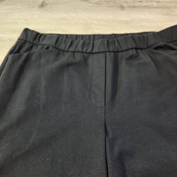 J. Jill Black Ponte Slim Leg Pant With Pockets Women's Size M - Picture 6 of 12